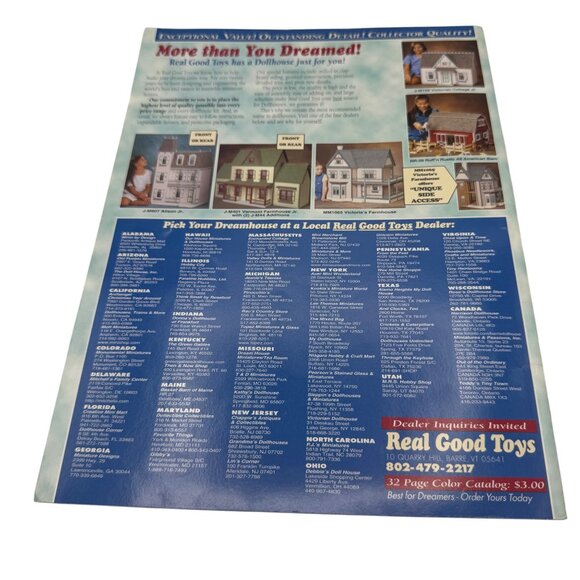 Miniature Collector Magazine June 2002 Worlds Favorite Dollhouse Guide - Picture 8 of 9